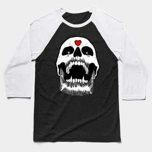 Vampiric Skull Baseball T-Shirt